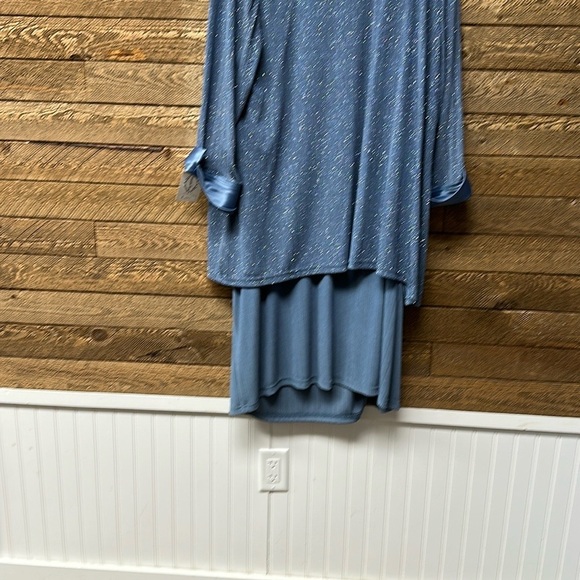 R&M Richards 2-Piece Dress Set – Size 22W – Slate Blue - Picture 5 of 6